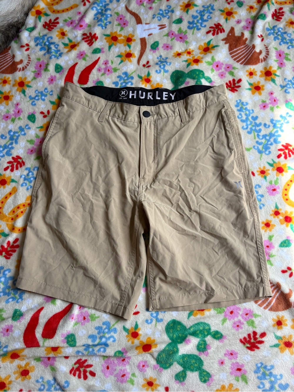 Hurley Men’s Tan Hybrid Shorts